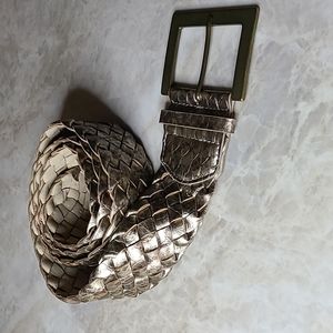 Gold Braided Belt, M/L